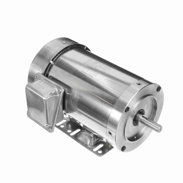 Leeson General Purpose Motor, 1.50 HP, 3 Ph, 60 Hz, 208-230/460 V, 3600 RPM, 56HC Frame, TEFC 191560.00 - main